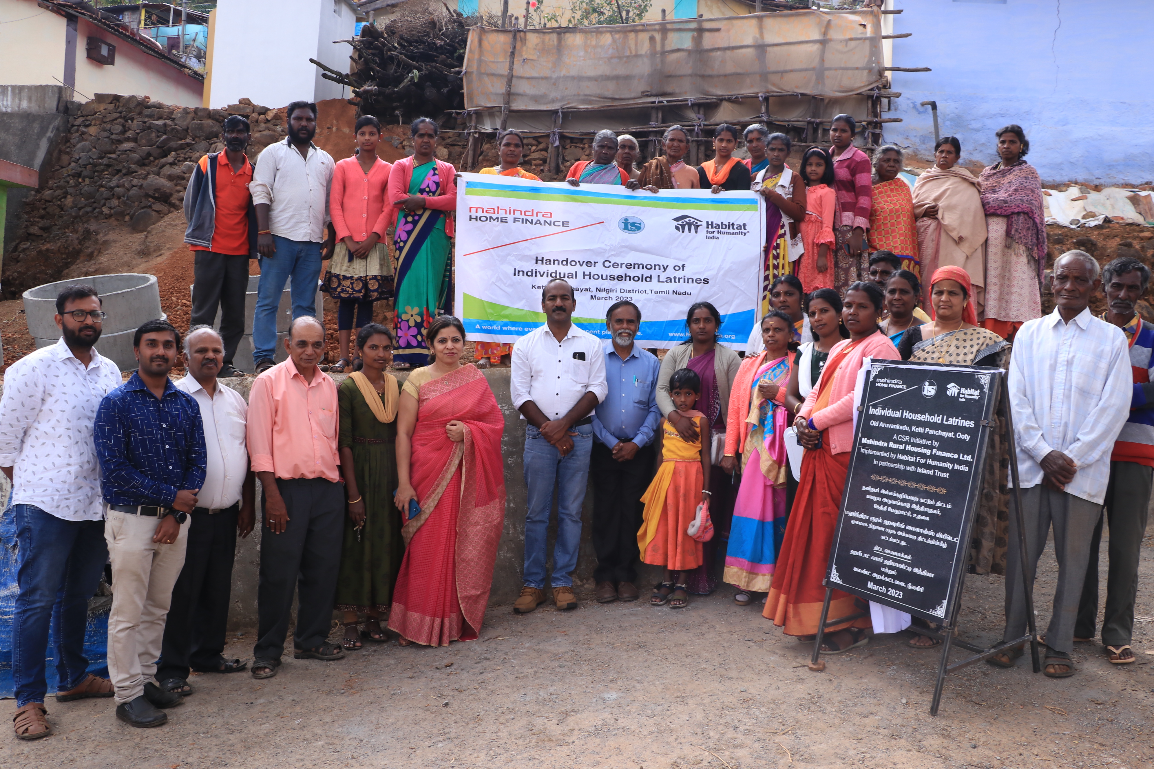 Mahindra Rural Housing Finance and Habitat for Humanity India collaborate to build sanitation units 